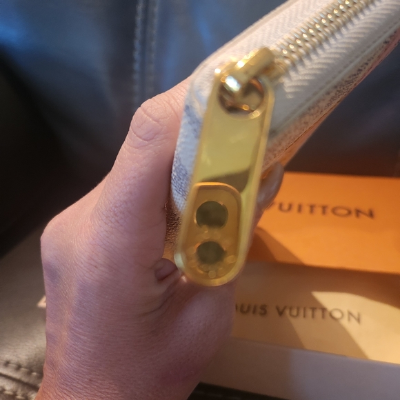 Louis Vuitton Clemence Trunk Limited Edition Wallet White Damier Blue Pink - Picture 13 of 16